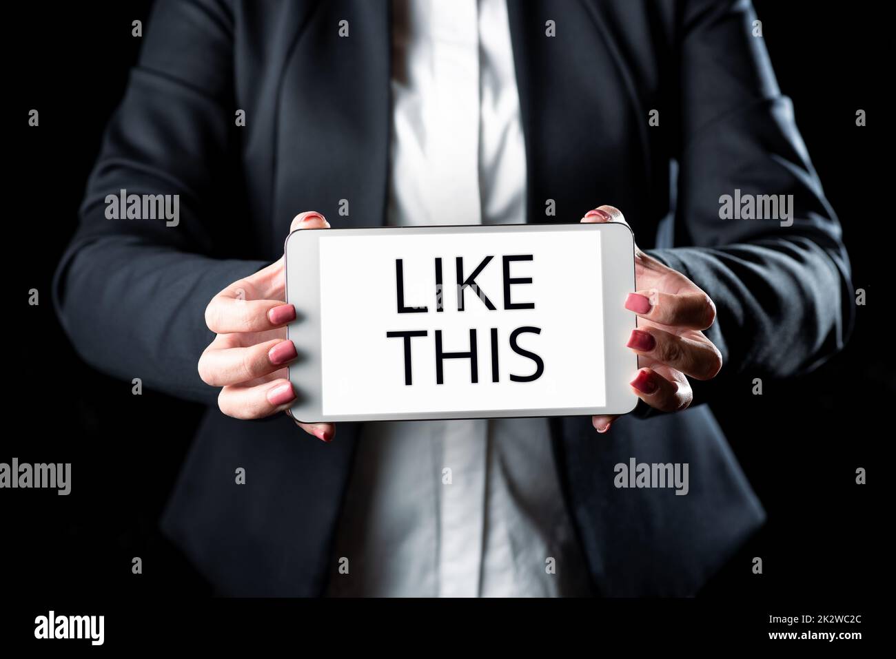 Une légende conceptuelle comme celle-ci. Mot écrit sur une action se retrouvant à quelque chose qui doit faire la même chose qu'elle est -47850 Banque D'Images