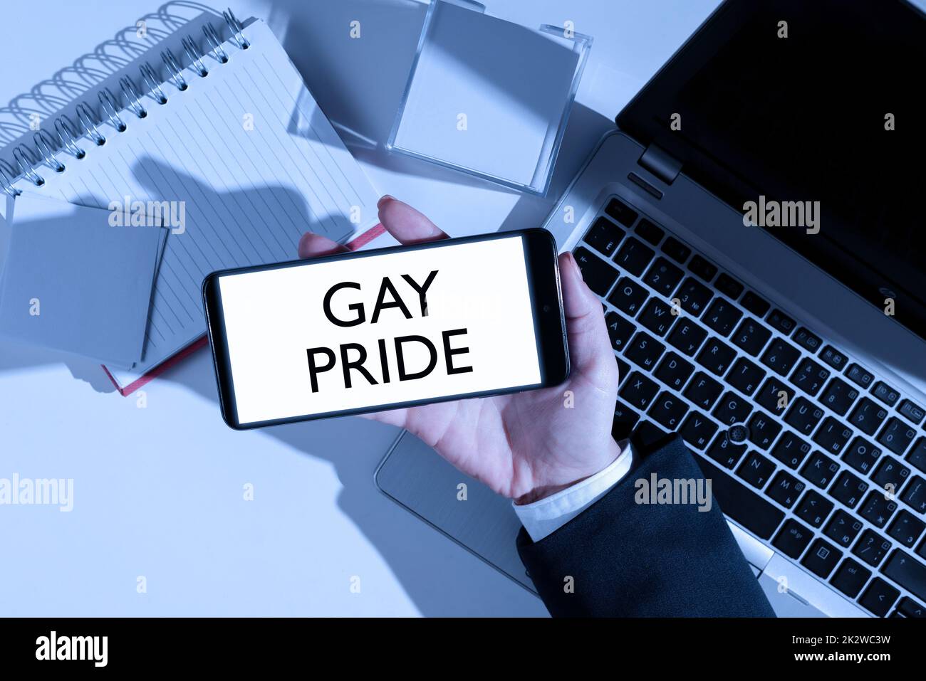 Inspiration montrant le signe gay Pride. Approche d'affaires dignité d'un individu qui appartient à un homme ou -47264 Banque D'Images