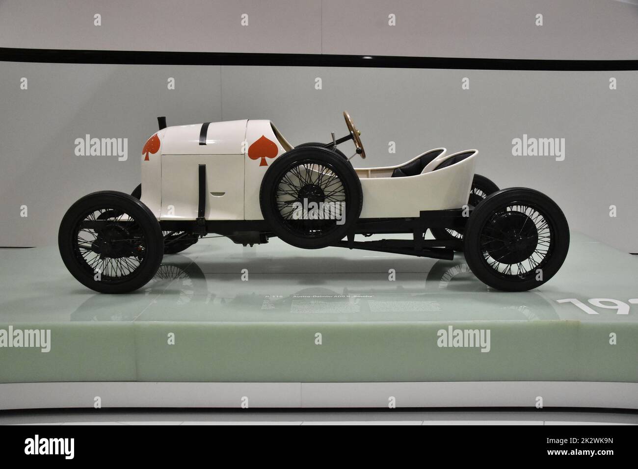 Austro-Daimler ADS R Sascha '1922 - photo prise au Musée Porsche 2020 Banque D'Images