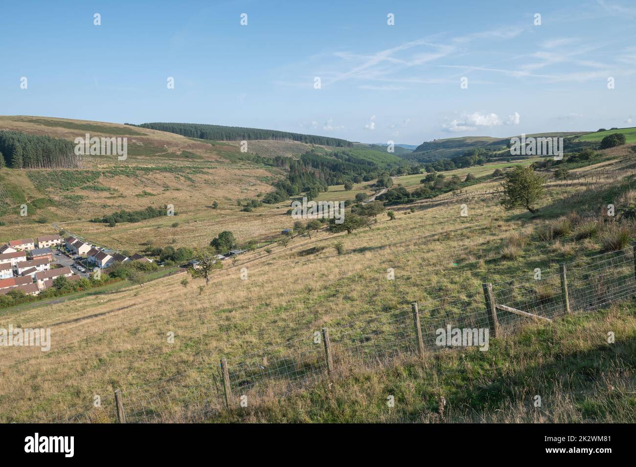 Fochriw, Rhymney Vally, pays de Galles, Royaume-Uni Banque D'Images