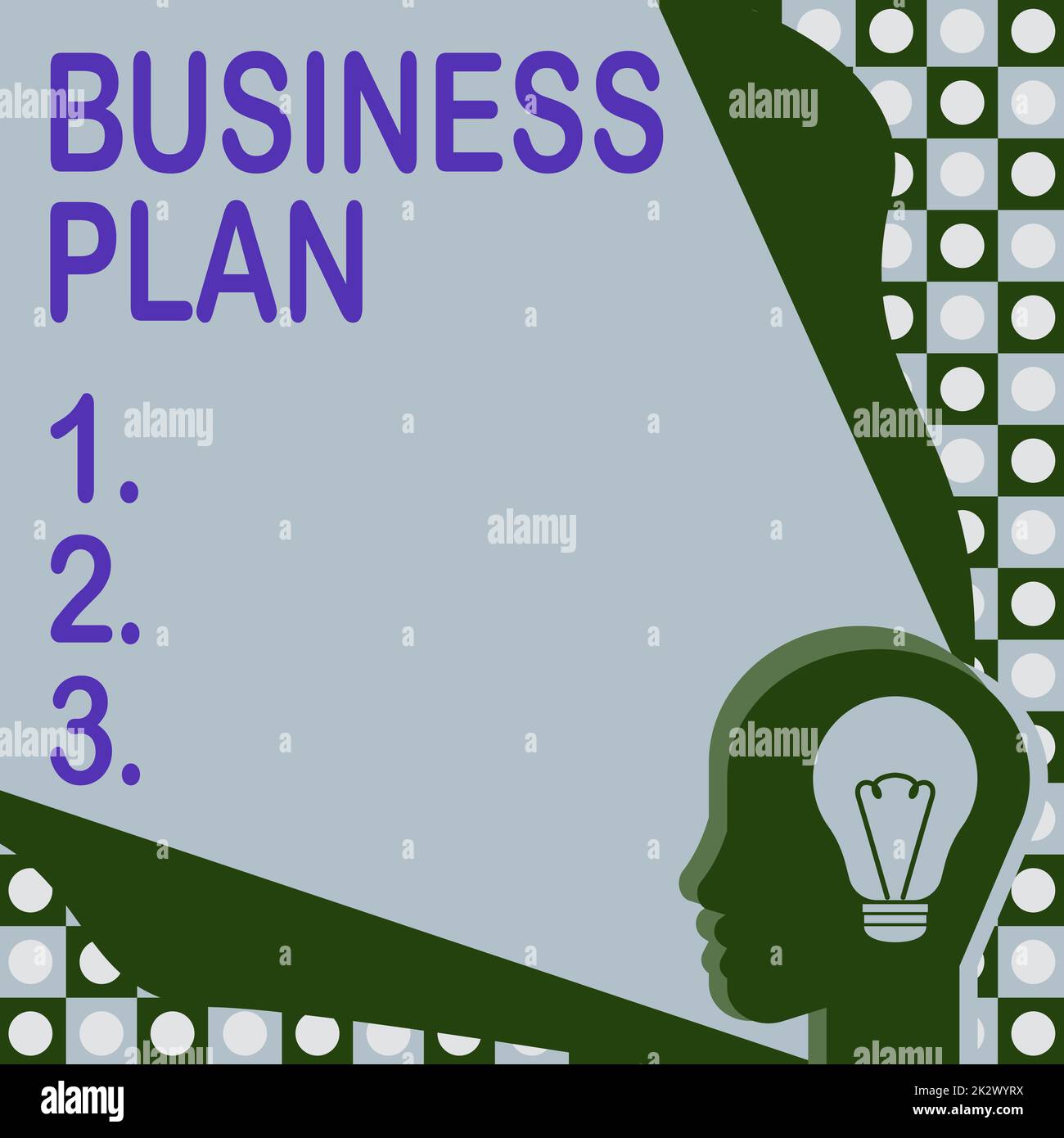 Affiche manuscrite – Plan d'affaires. Mot écrit sur la stratégie structurelle buts et objectifs projections financières tête avec ampoule lumineuse avec montrer des idées de technologie. Banque D'Images