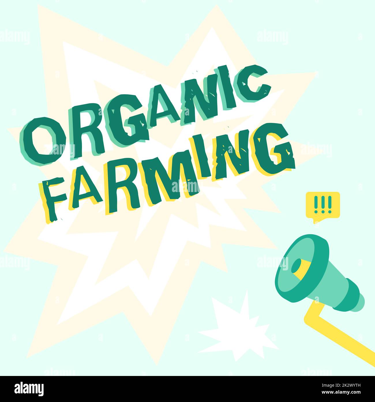 Texte d'écriture Agriculture biologique. Internet concept un système agricole intégré qui s'efforce de la durabilité Megaphone dessin produire l'éclairage faire l'annonce. Banque D'Images Texte d'écriture Agriculture biologique. Internet concept un système agricole intégré qui s'efforce de la durabilité Megaphone dessin produire l'éclairage faire l'annonce. Banque D'Images