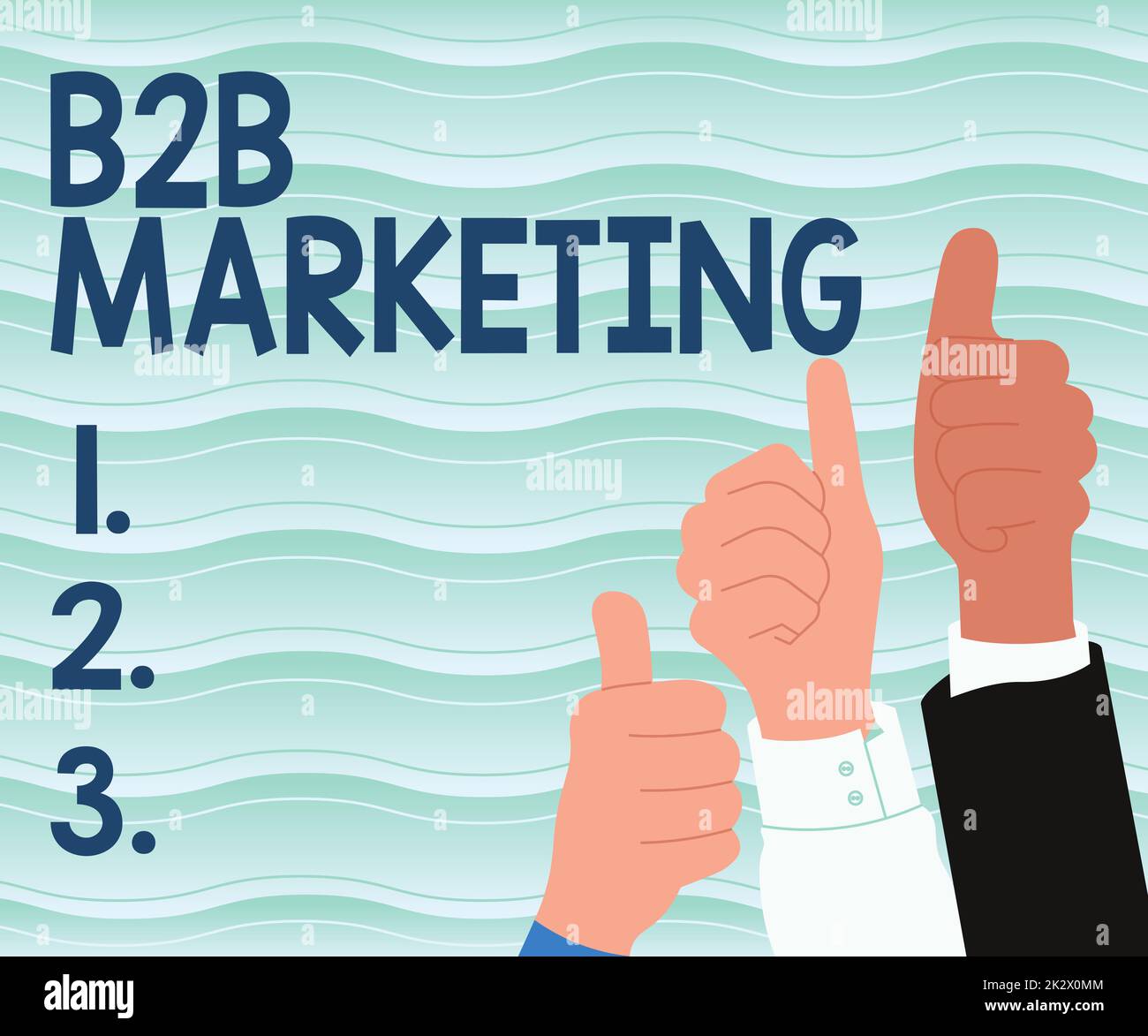 Affiche affichant B2B Marketing. Photo conceptuelle Partenariat Entreprises chaîne d'approvisionnement Fusion des chefs revendre les collègues félicitant le succès présentant l'effort combiné innovant. Banque D'Images