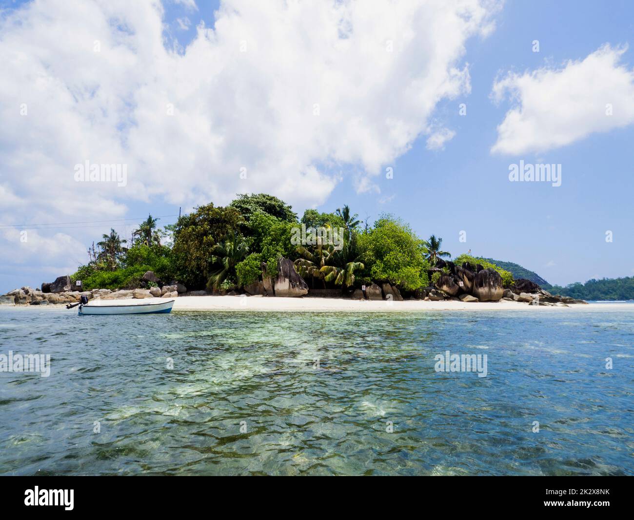 Seychelles, Port Launay - Parc marin de Port Launay à l'Anse LÂ Isette Banque D'Images