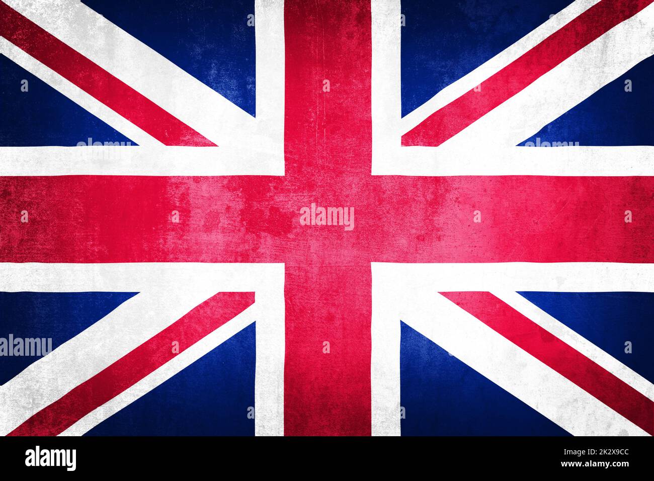 Grunge illustration du drapeau britannique Banque D'Images