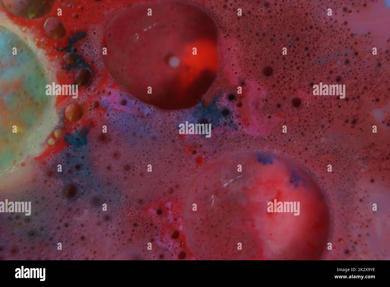 galaxie artificielle fantaisie astronomie planètes couleurs univers Banque D'Images