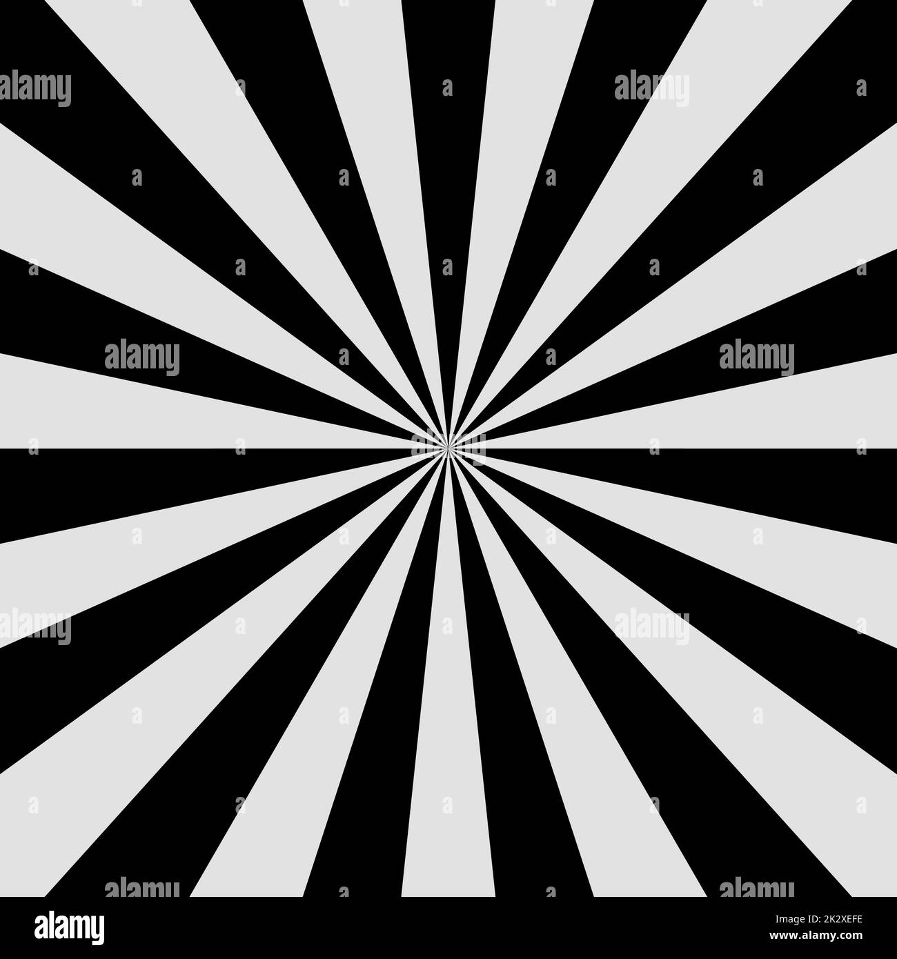 Rayons radiaux noir et blanc, arrière-plan de texture de modèle Web - vecteur Banque D'Images