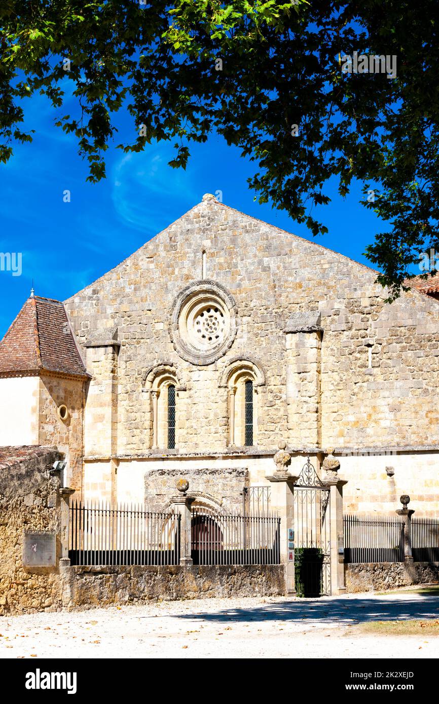 Abbaye de Flaran dans le sud de la France Banque D'Images