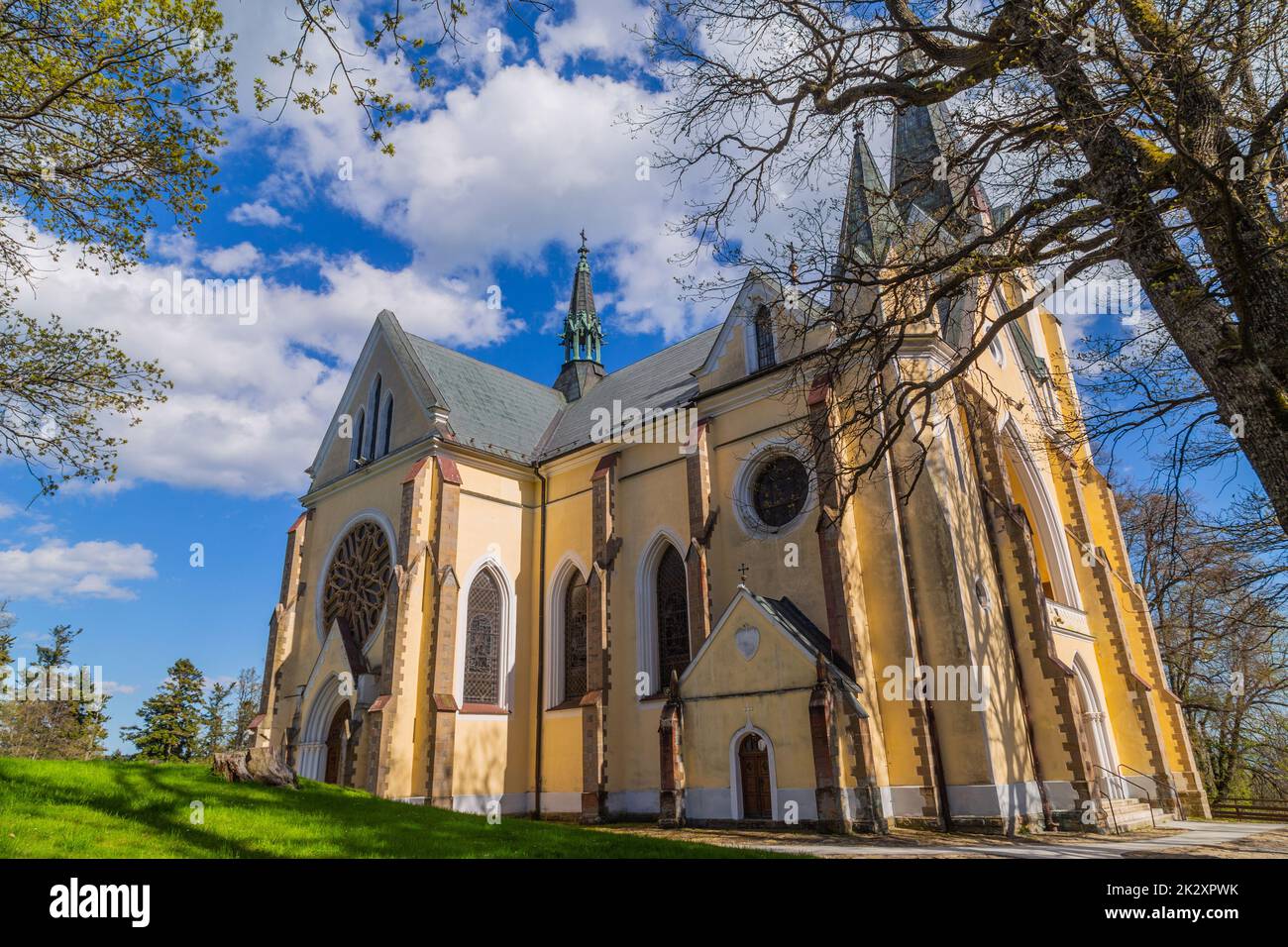 Basilique de la visite de la Sainte Vierge Marie Banque D'Images
