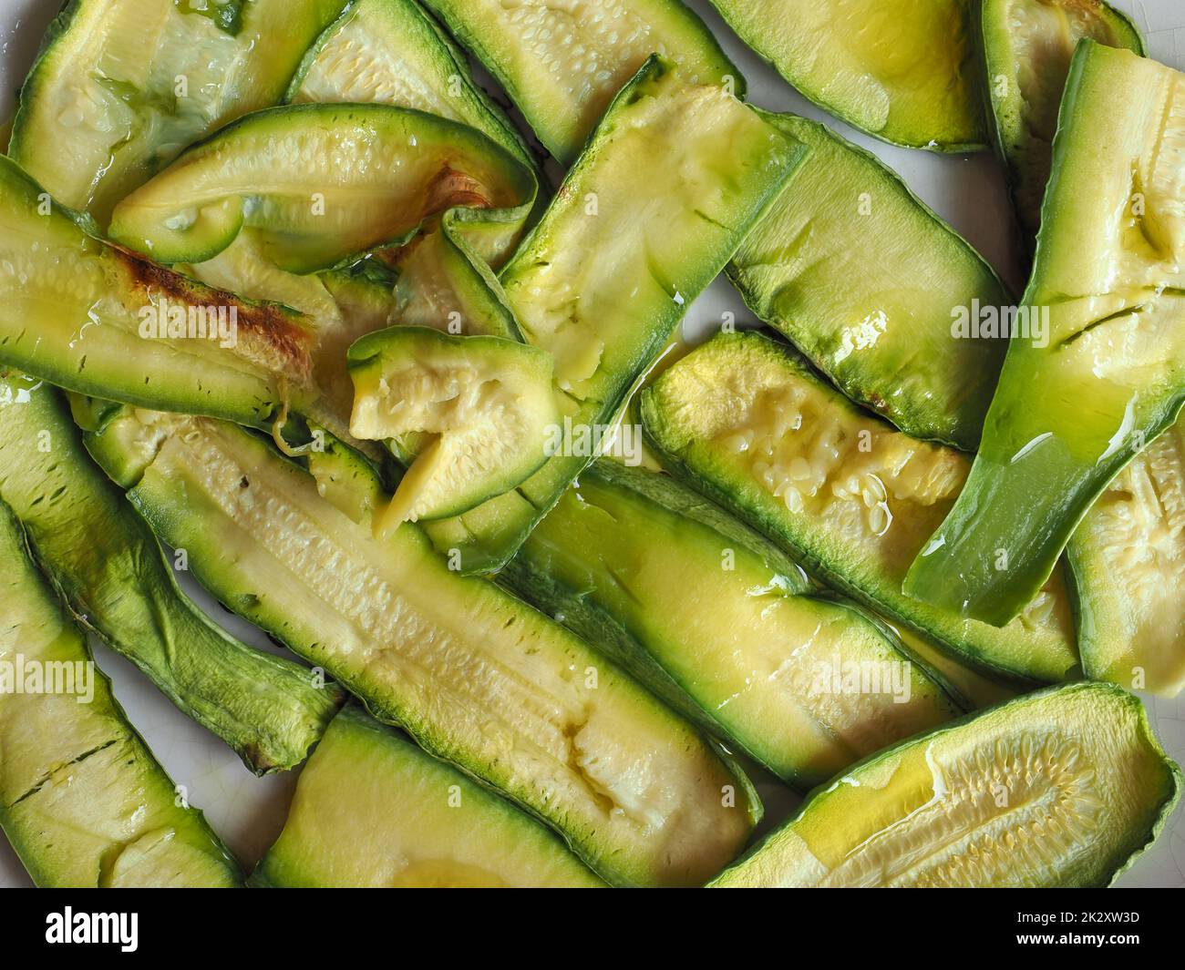 zucchini aka courgettes légumes fond de nourriture Banque D'Images