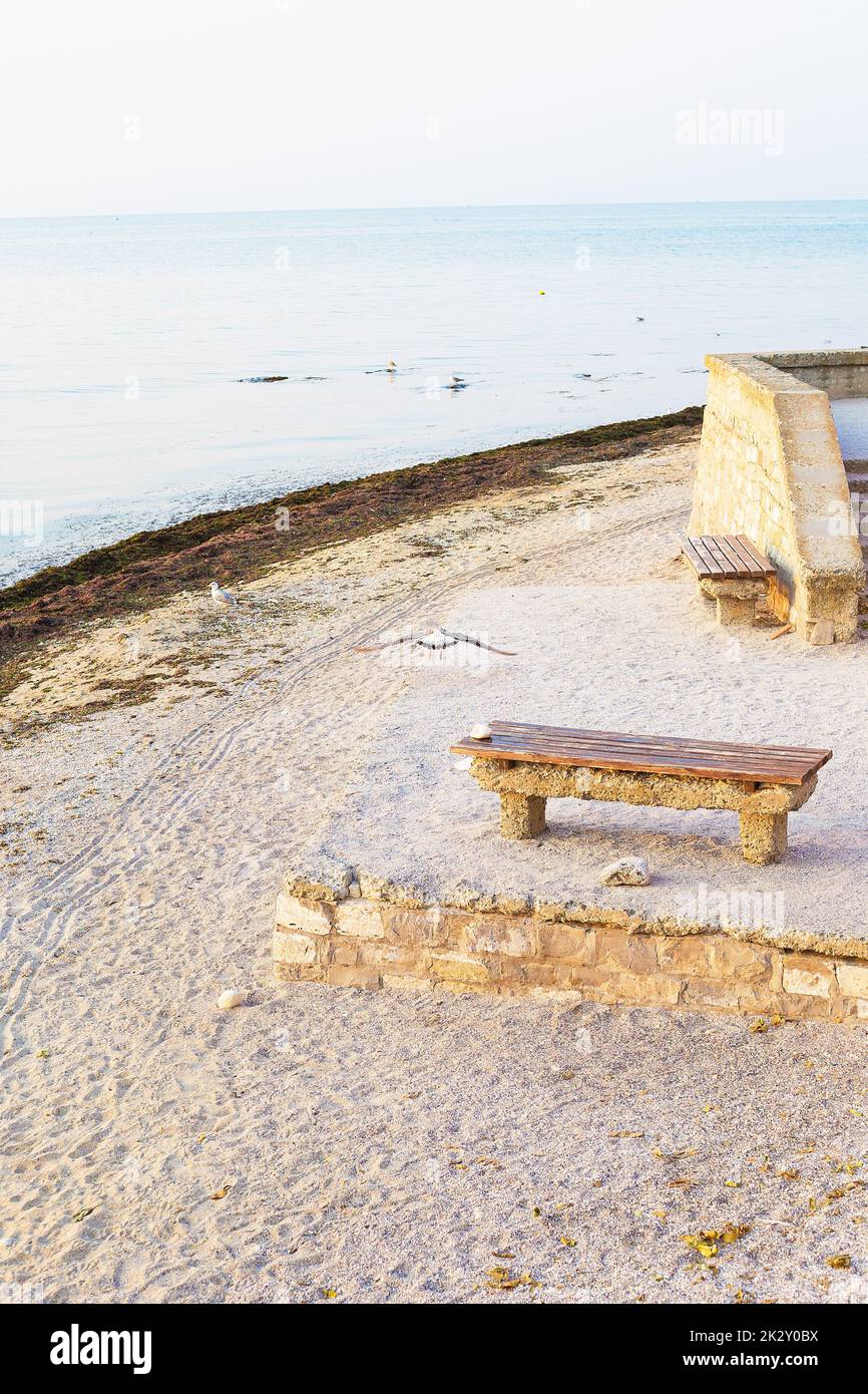 Belle vue Bulgarie, Nessebar UNESCO. lever du soleil Banque D'Images