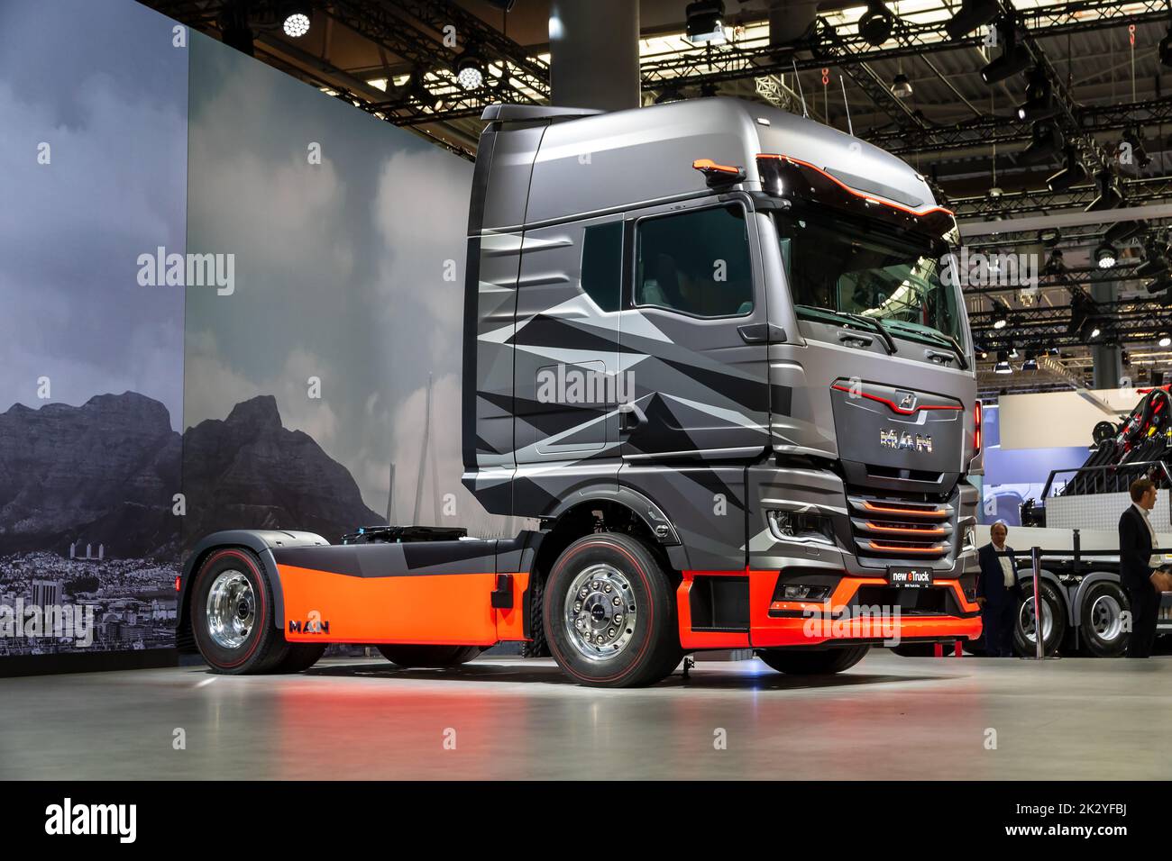 MAN eTruck Electric Truck est présent au salon de l'automobile de transport IAA de Hanovre. Allemagne - 20 septembre 2022 Banque D'Images