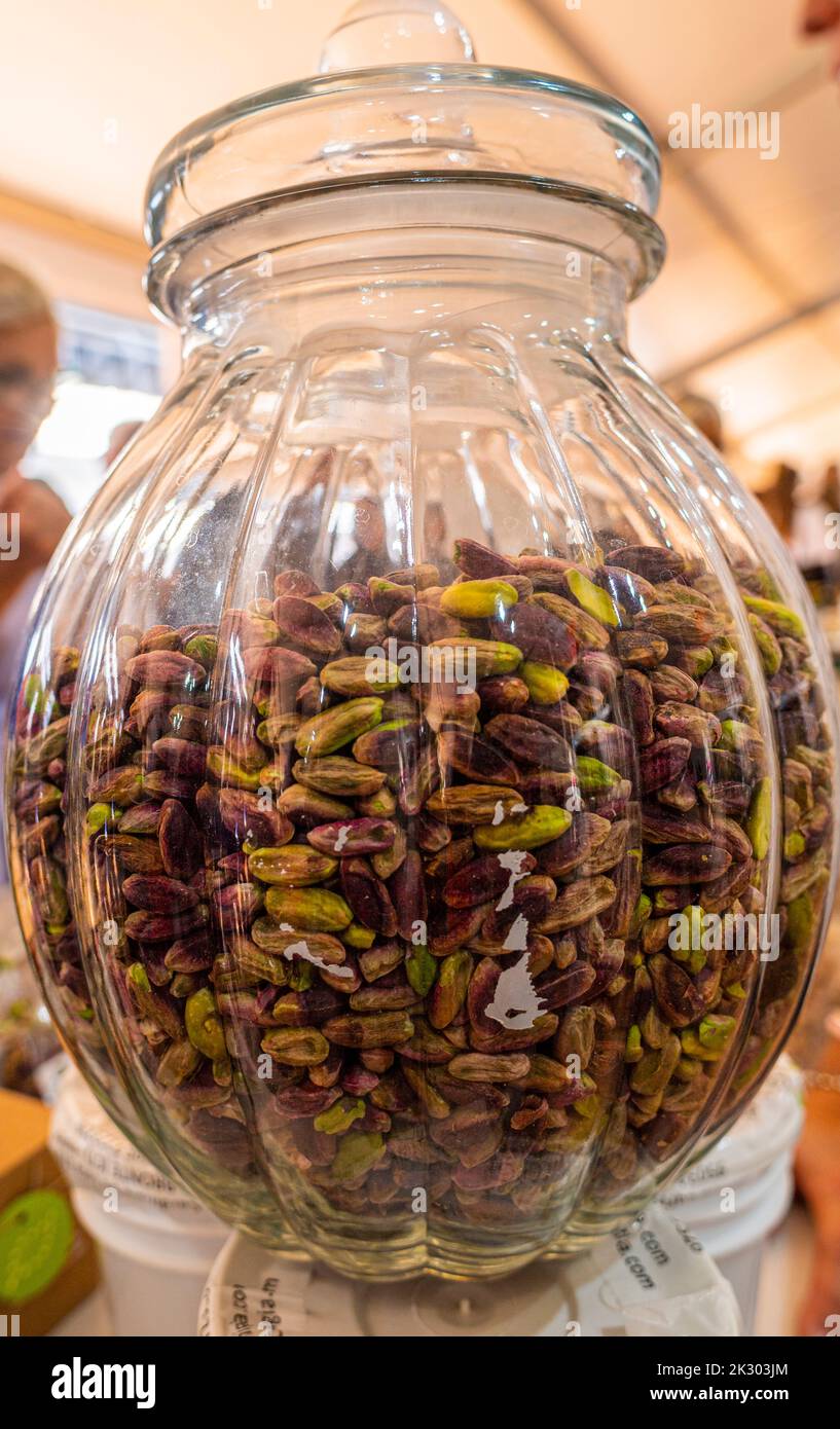 Italie. 23rd septembre 2022. Italie Turin Parco Dora 'Terra Madre - Salone del Gusto 2022' - Sicile Pistachio crédit: Realy Easy Star/Alamy Live News Banque D'Images