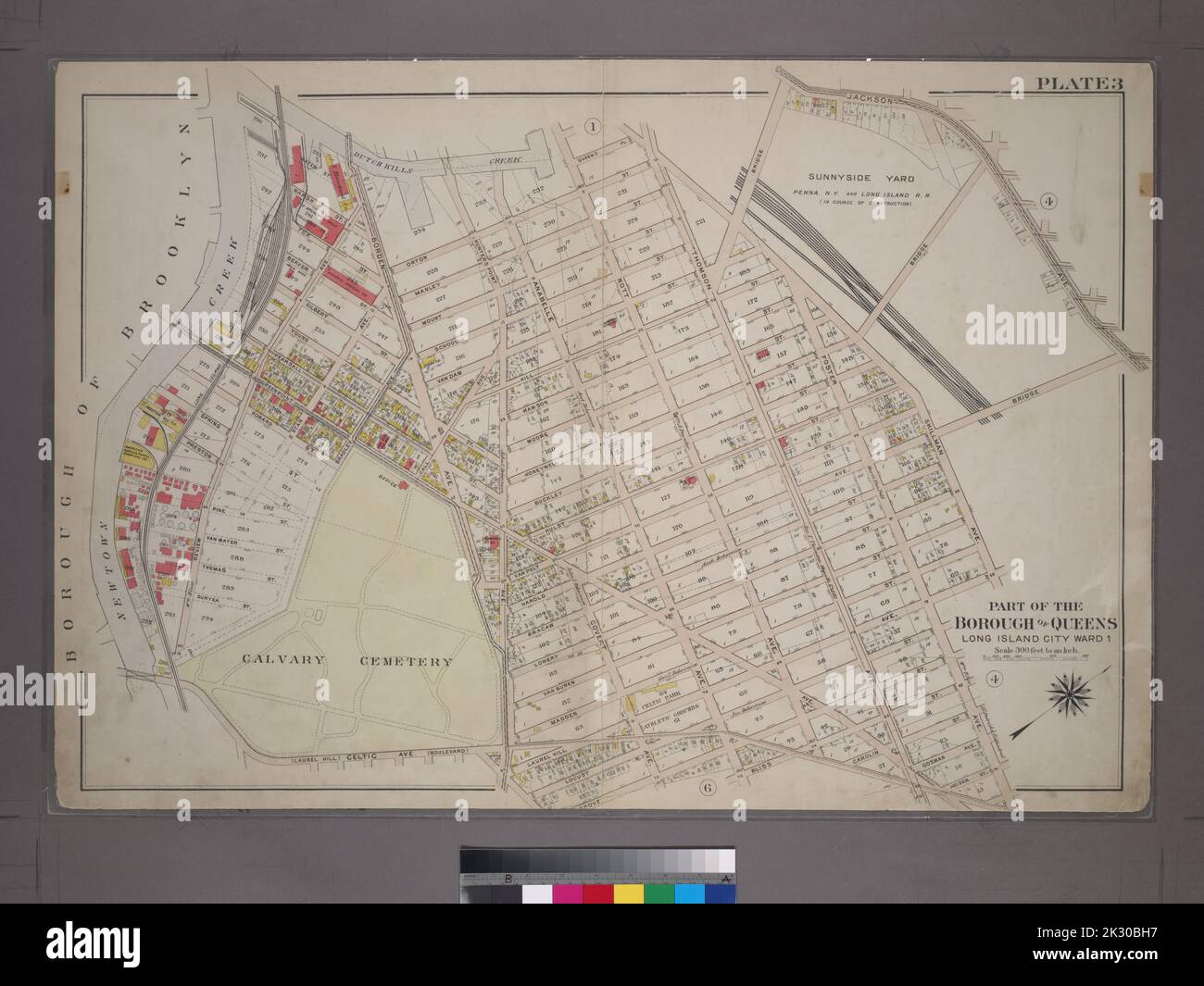 Cartographie, cartes, cartes cadastrales. 1909. Lionel Pincus et Princess Firyal Map Division. Queens (New York, N.Y.), New York (N.Y.), immeuble tôle 3:délimitée par (Dutch Kills Creek) Water Street, Borden Avenue, Orton Street, Thomson Avenue, Van Dam Street, Skillman Avenue (Sunnyside Yard), Laurel Hill Avenue, Foster Avenue, Heiser Street, Bliss Street, Avenue Anabelle, avenue Celtic et avenue Review. Partie de l'arrondissement de Queens, ville de long Island, quartier 1. Banque D'Images Cartographie, cartes, cartes cadastrales. 1909. Lionel Pincus et Princess Firyal Map Division. Queens (New York, N.Y.), New York (N.Y.), immeuble tôle 3:délimitée par (Dutch Kills Creek) Water Street, Borden Avenue, Orton Street, Thomson Avenue, Van Dam Street, Skillman Avenue (Sunnyside Yard), Laurel Hill Avenue, Foster Avenue, Heiser Street, Bliss Street, Avenue Anabelle, avenue Celtic et avenue Review. Partie de l'arrondissement de Queens, ville de long Island, quartier 1. Banque D'Images