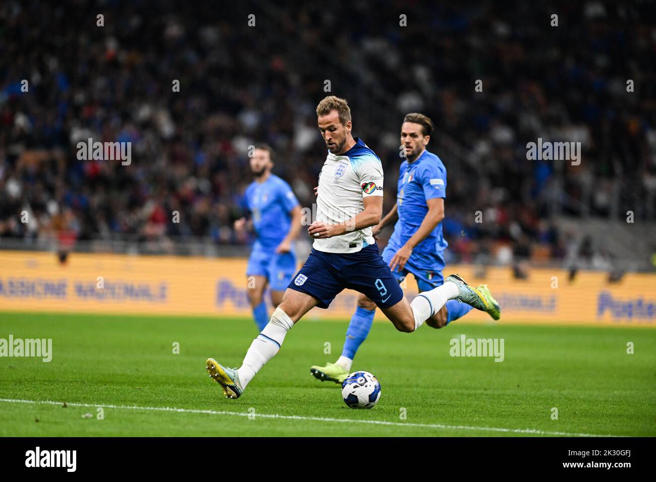 Milan, Italie, 23st septembre 2022. Match Italie - Angleterre, match de la Ligue des Nations de l'UEFA au Stadio Giuseppe Meazza, Milan Banque D'Images