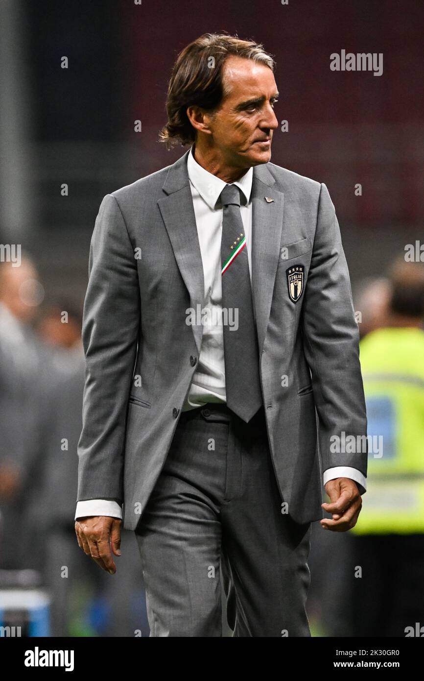 Milan, Italie, 23st septembre 2022. Match Italie - Angleterre, match de la Ligue des Nations de l'UEFA au Stadio Giuseppe Meazza, Milan Banque D'Images