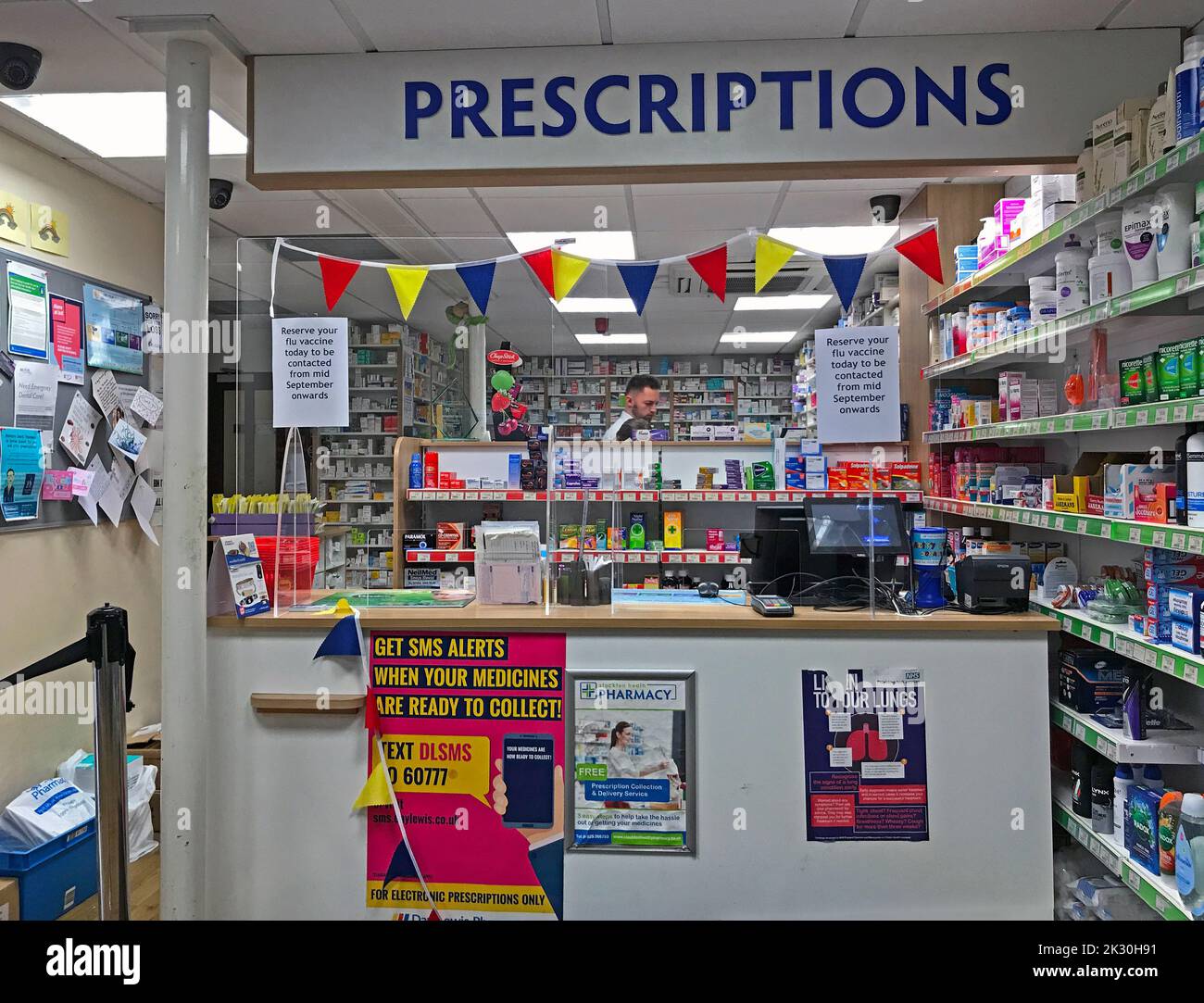 Pharmacien en vente libre Banque D'Images