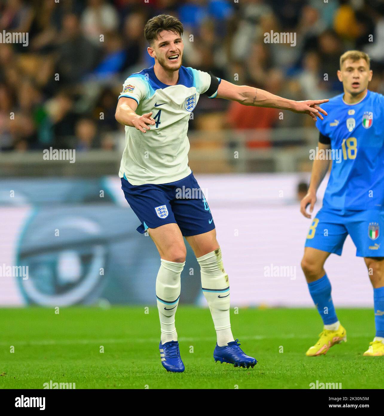 Milan, Italie. 23rd septembre 2022. Declan Rice d'Angleterre lors du match de l'UEFA Nations League à San Siro, Milan, Italie Credit: Mark pain/Alay Live News Banque D'Images