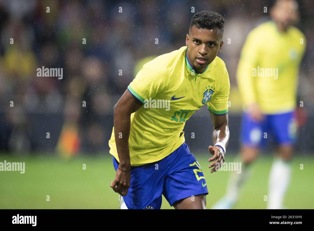 Le Havre, France. 24th septembre 2022. Rodrygo Silva de Goes, du Brésil, en action lors du match international amical entre le Brésil et le Ghana, à Stade Oceane, sur 23 septembre 2022, au Havre, en France. Photo de David Niviere/ABACAPRESS.COM crédit: Abaca Press/Alay Live News Banque D'Images