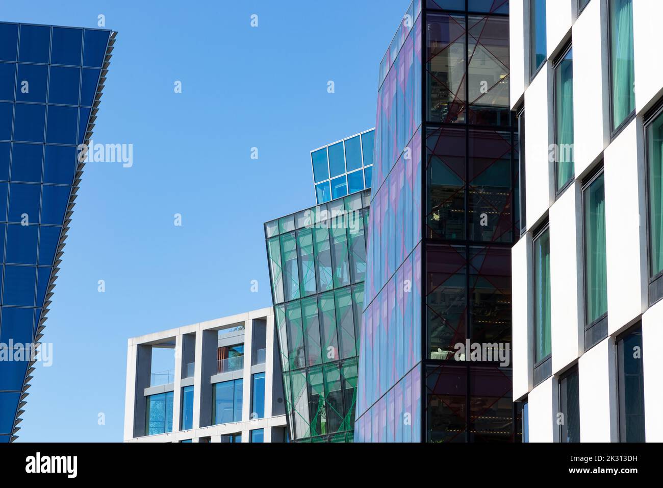 Irlande, Leinster, Dublin, bâtiments modernes dans les Docklands de Dublin Banque D'Images
