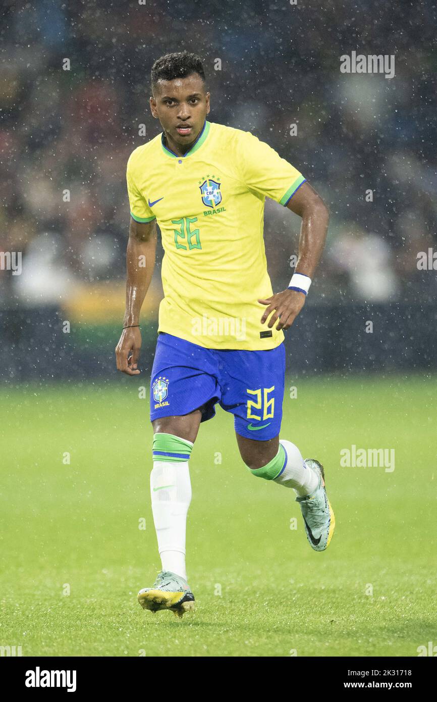 Le Havre, France. 24th septembre 2022. Rodrygo Silva de Goes, du Brésil, en action lors du match international amical entre le Brésil et le Ghana, à Stade Oceane, sur 23 septembre 2022, au Havre, en France. Photo de David Niviere/ABACAPRESS.COM crédit: Abaca Press/Alay Live News Banque D'Images