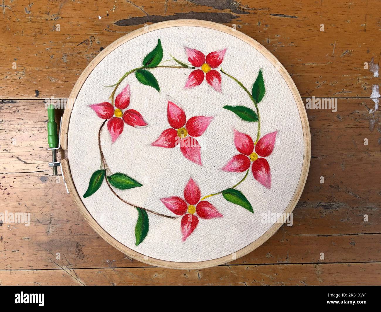 Artisanat de peinture de tissu Banque D'Images