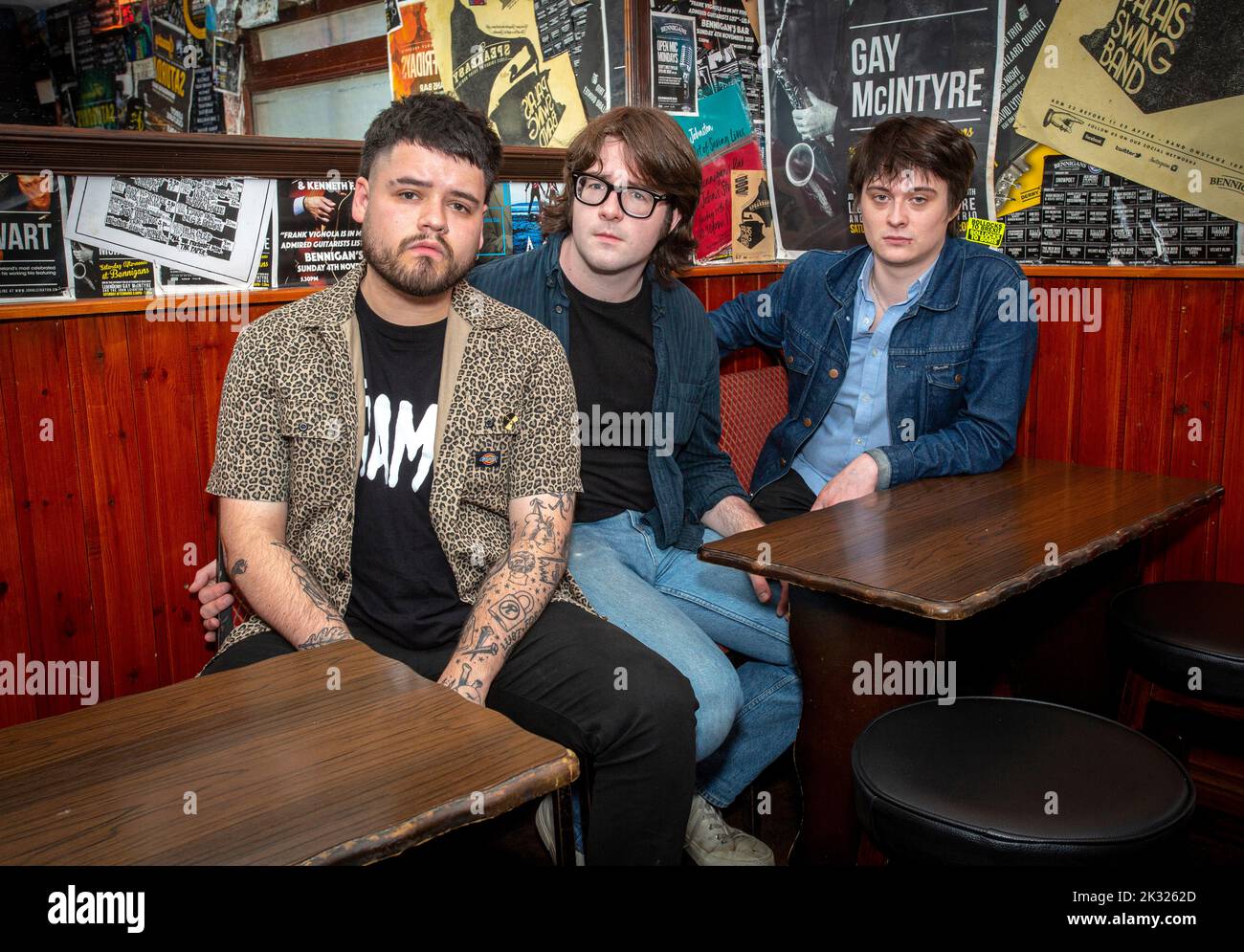 Le nouveau groupe punk le plus prometteur de Derry, VANTS , Londonderry, Derry, Irlande du Nord. Banque D'Images