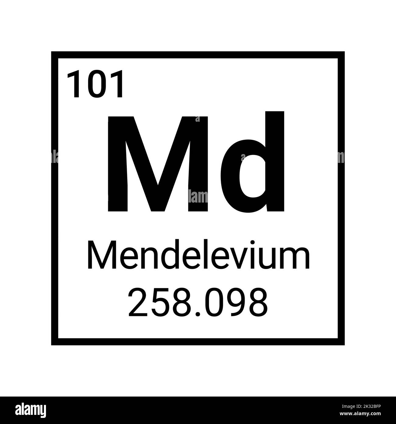 Period table elements chemistry science Banque d'images noir et blanc