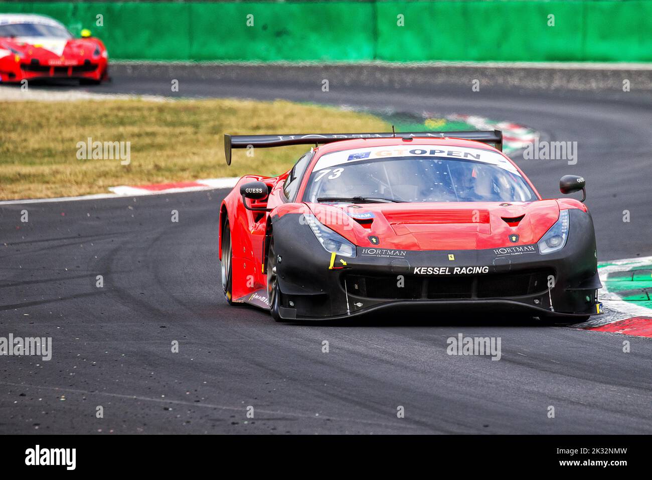 Monza, Italie. 23rd septembre 2022. #73 Roman Ziemian/Axcil Jefferies - Ferrari 488 GT3 Evo (Kessel Racing) pendant la série internationale ouverte GT, Motorsport à Monza, Italie, 23 septembre 2022 crédit: Agence de photo indépendante/Alamy Live News Banque D'Images