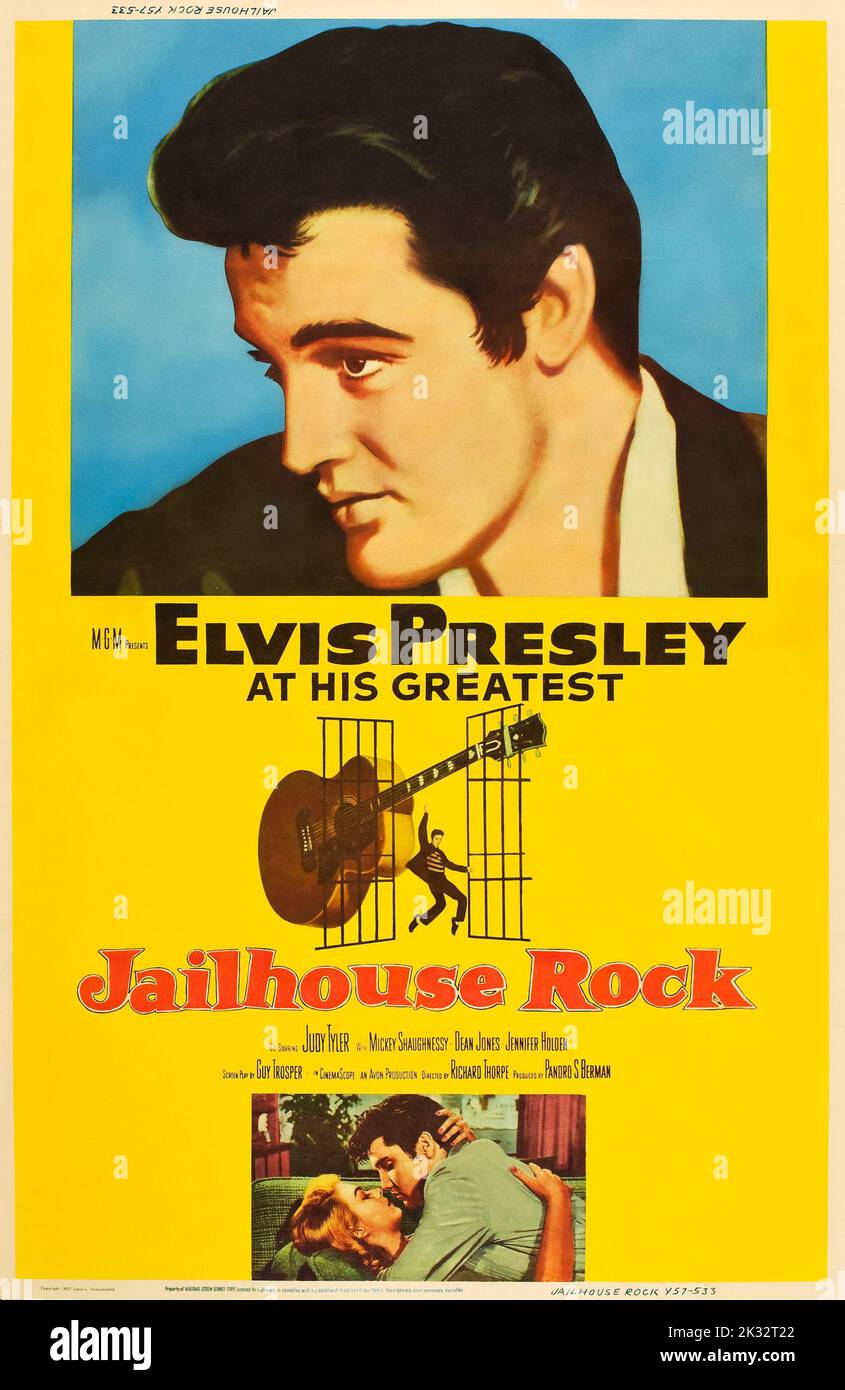 Matchbox 1/64 – Mack Truck 1956 Avec Semi-remorque Elvis Presley Jailhouse Rock, Boîte Incluse