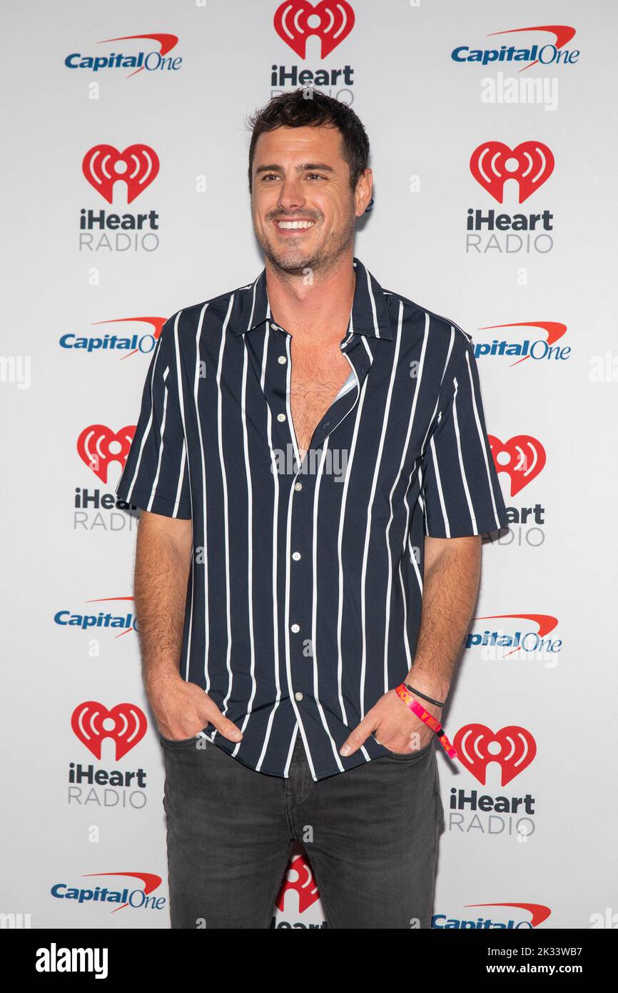 Las Vegas, États-Unis. 23rd septembre 2022. Ben Higgins arrive au festival de musique iHeartRadio sur 23 septembre 2022, à Las Vegas, Nevada (photo de Daniel DeSlover/Sipa USA) crédit: SIPA USA/Alay Live News Banque D'Images