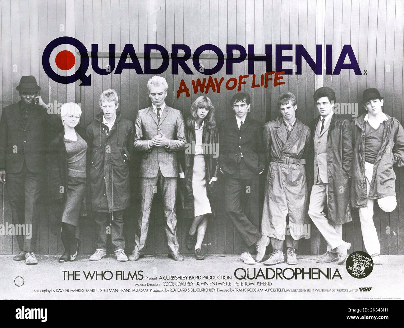 Quadrophénia (1979) réalisé par Franc Roddam et mettant en vedette Phil Daniels, Toyah Willcox, Sting, Leslie Ash, Phil Davis, Ray Winstone et Mark Wingett Banque D'Images