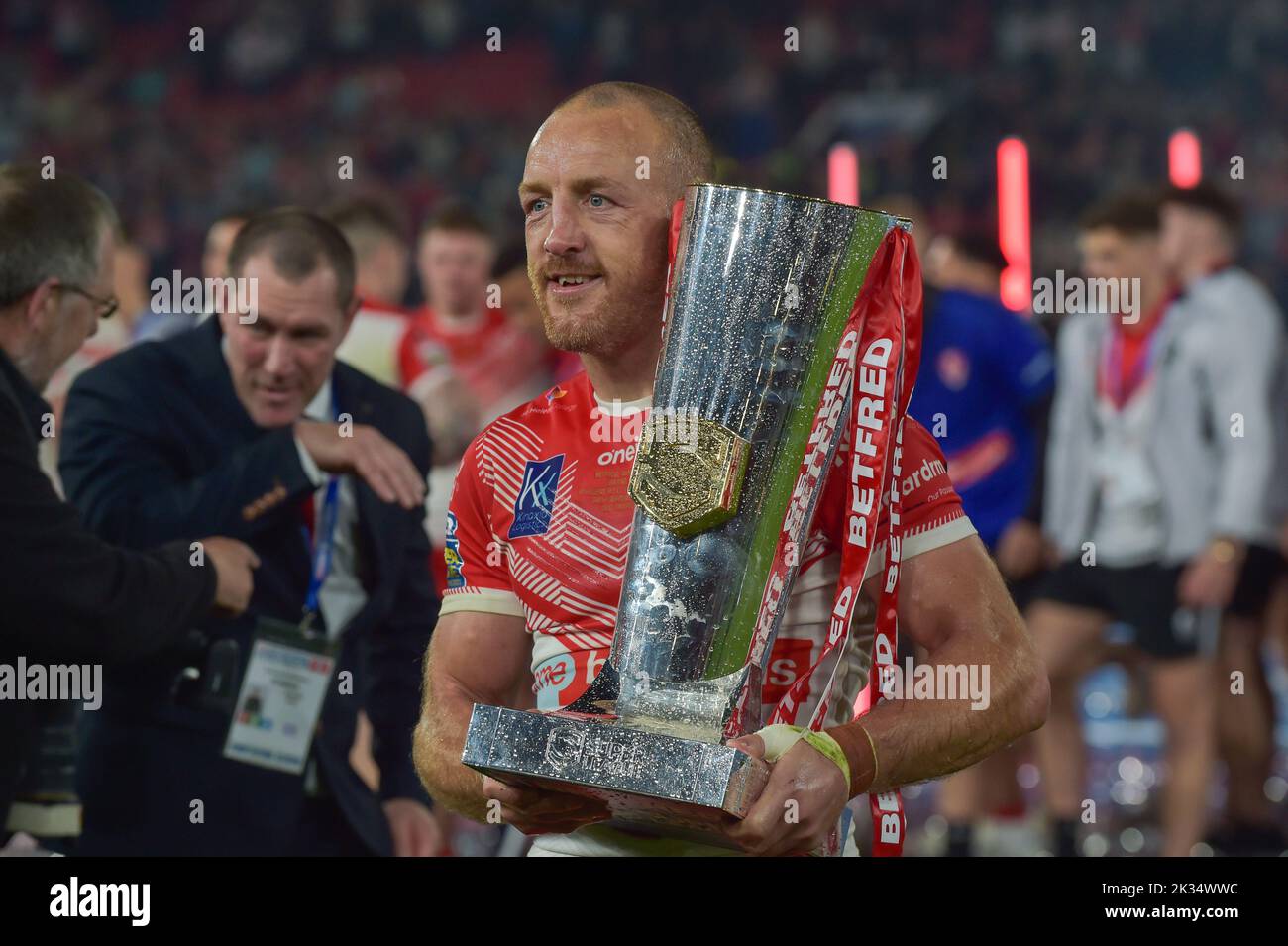 2022 Grand final, St Helens / Leeds Rhinos Manchester, Old Trafford, Royaume-Uni 18:00 coup d'envoi 24.09.2022 crédit : Craig Cresswell/Alay Live News Banque D'Images