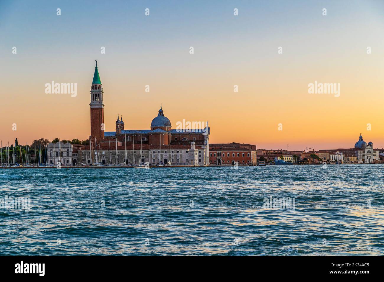 Italie Vénétie Venise / Île de San Giorgio Banque D'Images