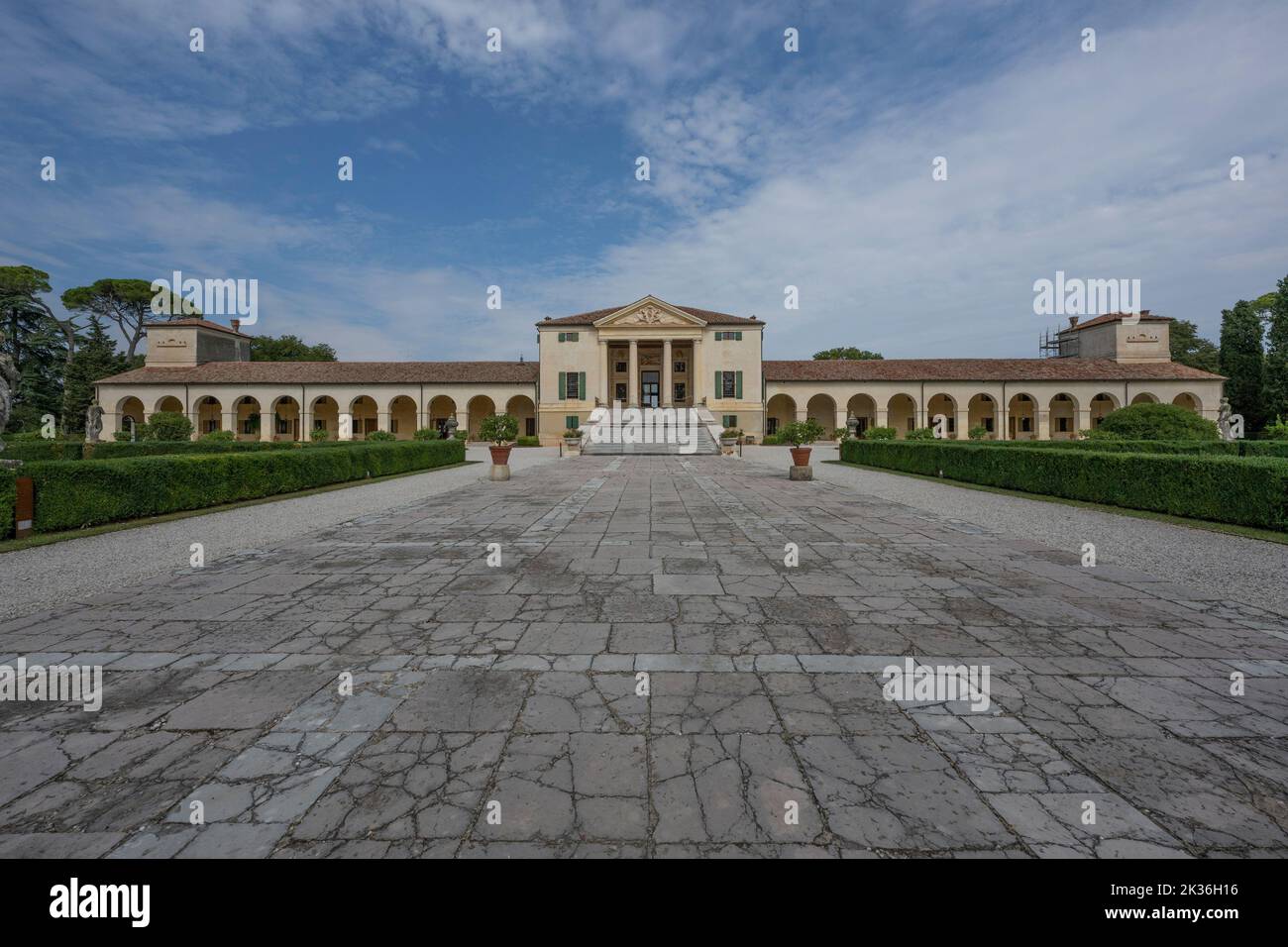 Villa Emo, Fanzolo di Vedelago, Vénétie, Italie Banque D'Images