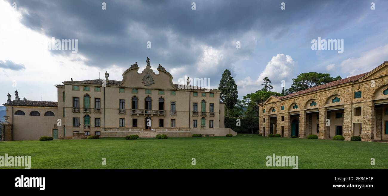 Villa di Montronglio, Barbarano Mossano, Vénétie, Italie Banque D'Images