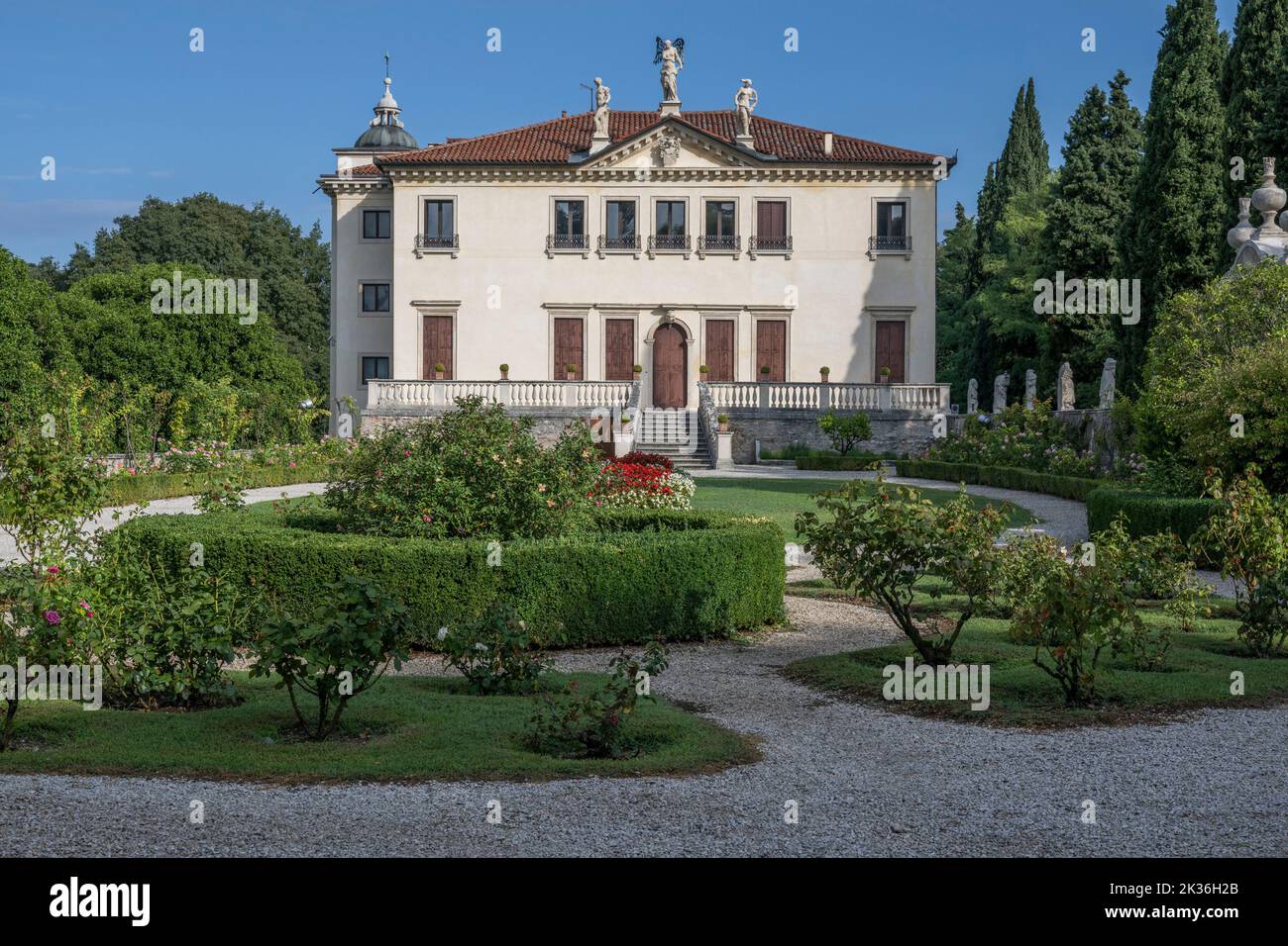 Villa Valmarana ai nani, Vicenza, Vénétie, Italie Banque D'Images