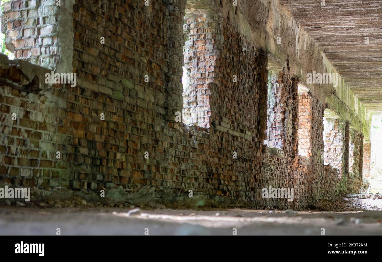 Wolfschanze, Wolf's Lair, Wolf's fort - le quartier général de commandement d'Adolf Hitler sur le front de l'est pendant la Seconde Guerre mondiale Ratenburg en Prusse orientale. Banque D'Images