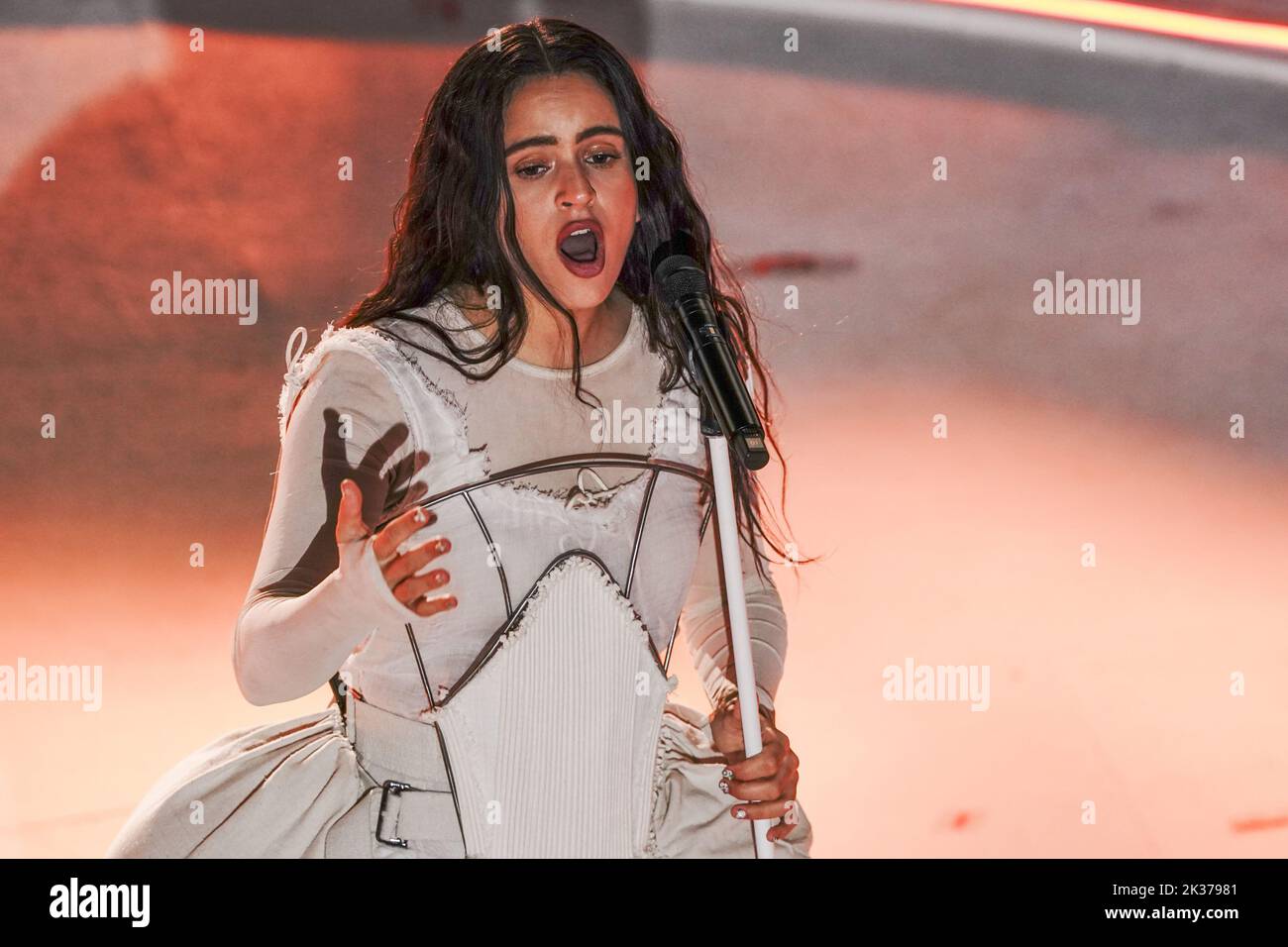 Rosalia se produit au Global Citizen Festival à Central Park, à New York, samedi, 24 septembre 2022. Global Citizen Live est un événement mondial de 24 heures pour unir le monde, défendre la planète et vaincre la pauvreté. Photo de Lev Radin/UPI Banque D'Images