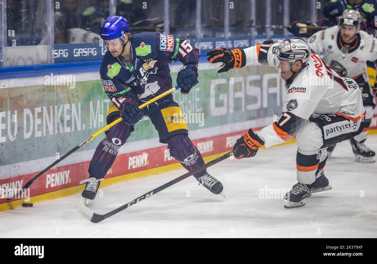 25 septembre 2022, Berlin Hockey sur glace, DEL, Eisbären Berlin