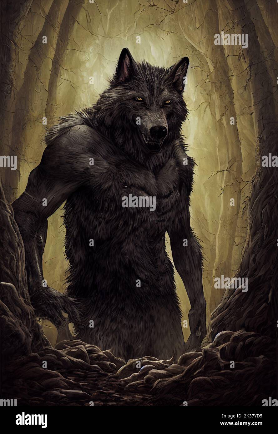 4 Images 1 Mot Loup Garou Vaudou Legend werewolf Banque de photographies et d'images à haute résolution -  Alamy
