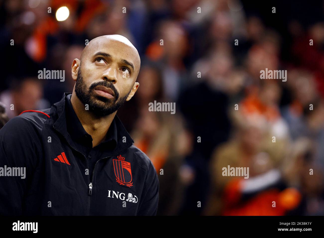 Amsterdam, pays-Bas. 25th septembre 2022. AMSTERDAM - l'entraîneur adjoint belge Thierry Henry lors du match de l'UEFA Nations League entre les pays-Bas et la Belgique à l'arène Johan Cruijff sur 6 août 2022 à Amsterdam, pays-Bas. KOEN VAN WEEL crédit: ANP/Alay Live News Banque D'Images