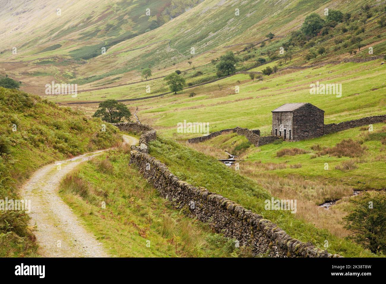 Hagg Gill Valley près de Troutbeck, dans le district de English Lake Banque D'Images