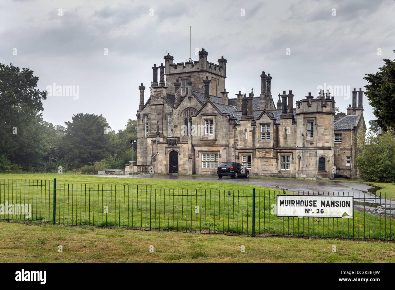 Muirhouse Mansion, Marine Drive, Édimbourg, Écosse, Royaume-Uni Banque D'Images