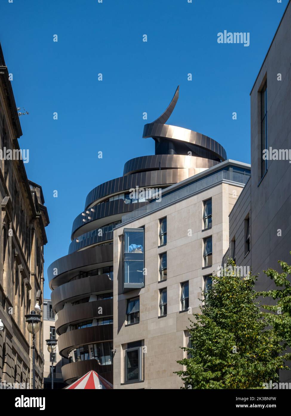 L'hôtel W, récemment construit, se trouve dans le quartier St James d'Edinburghs, en Écosse. Banque D'Images