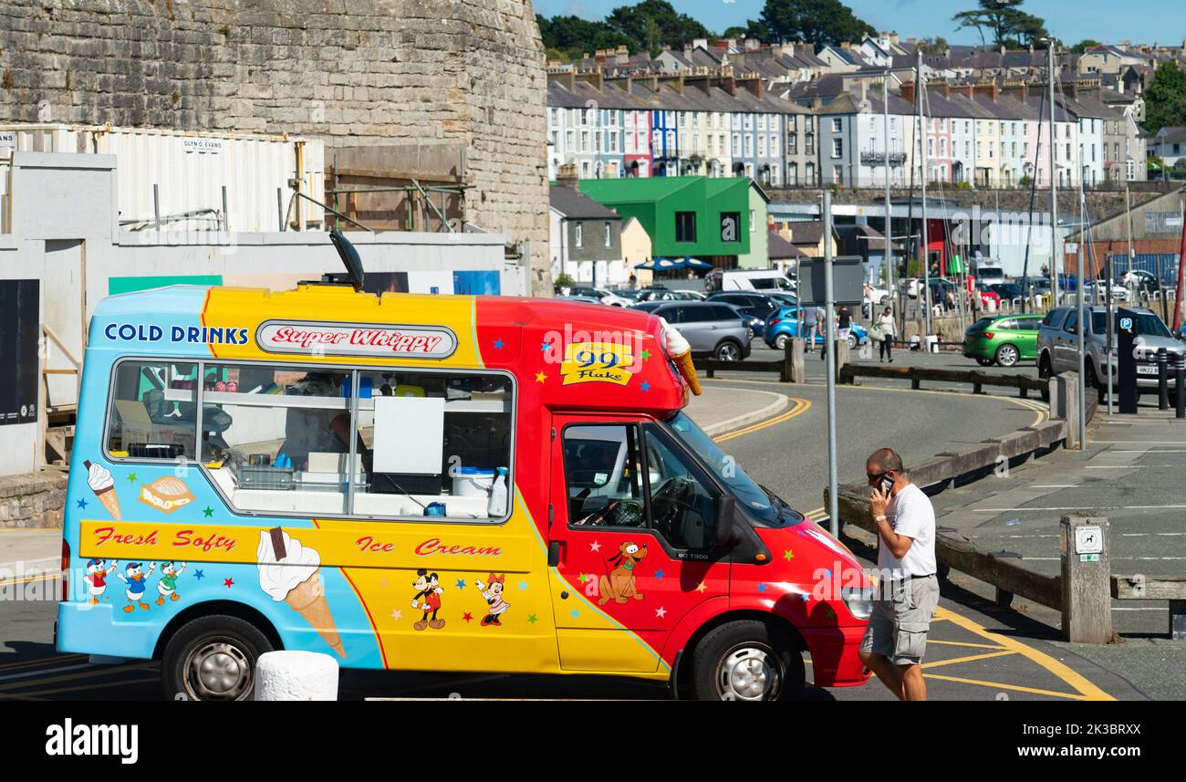 Slate Quay, Caernarfon, Gwynedd, pays de Galles du Nord. Pris en juillet 2022. Banque D'Images