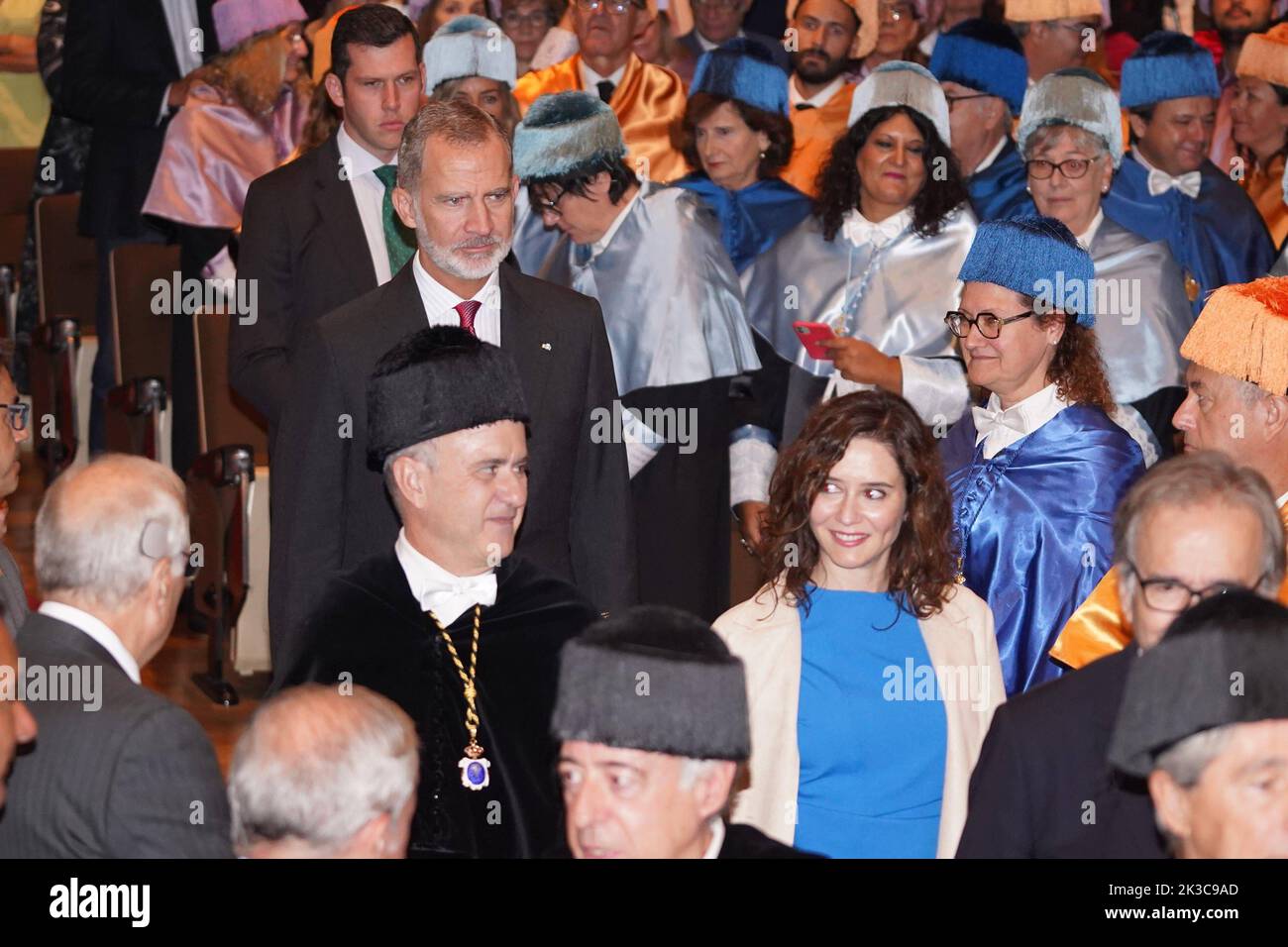 Madrid, Espagne. 26th septembre 2022. Roi Felipe VI lors de la cérémonie d'ouverture du cours universitaire à Madrid, lundi, 26 septembre 2022 crédit: CORMON PRESSE/Alamy Live News Banque D'Images