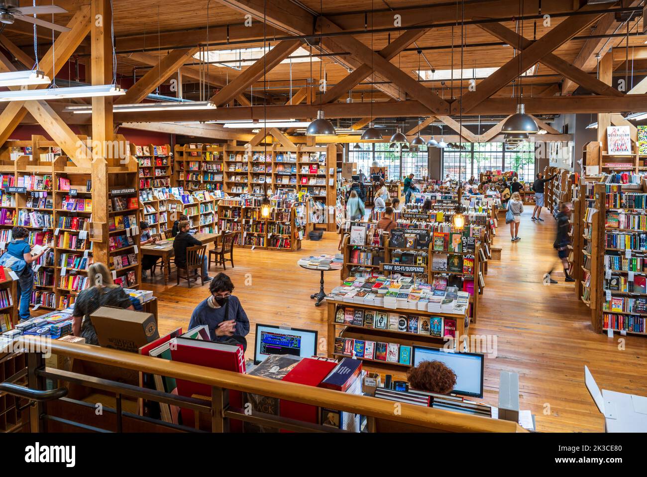 Elliott Bay Book Company, Capitol Hill, Seattle, Washington, États-Unis Banque D'Images
