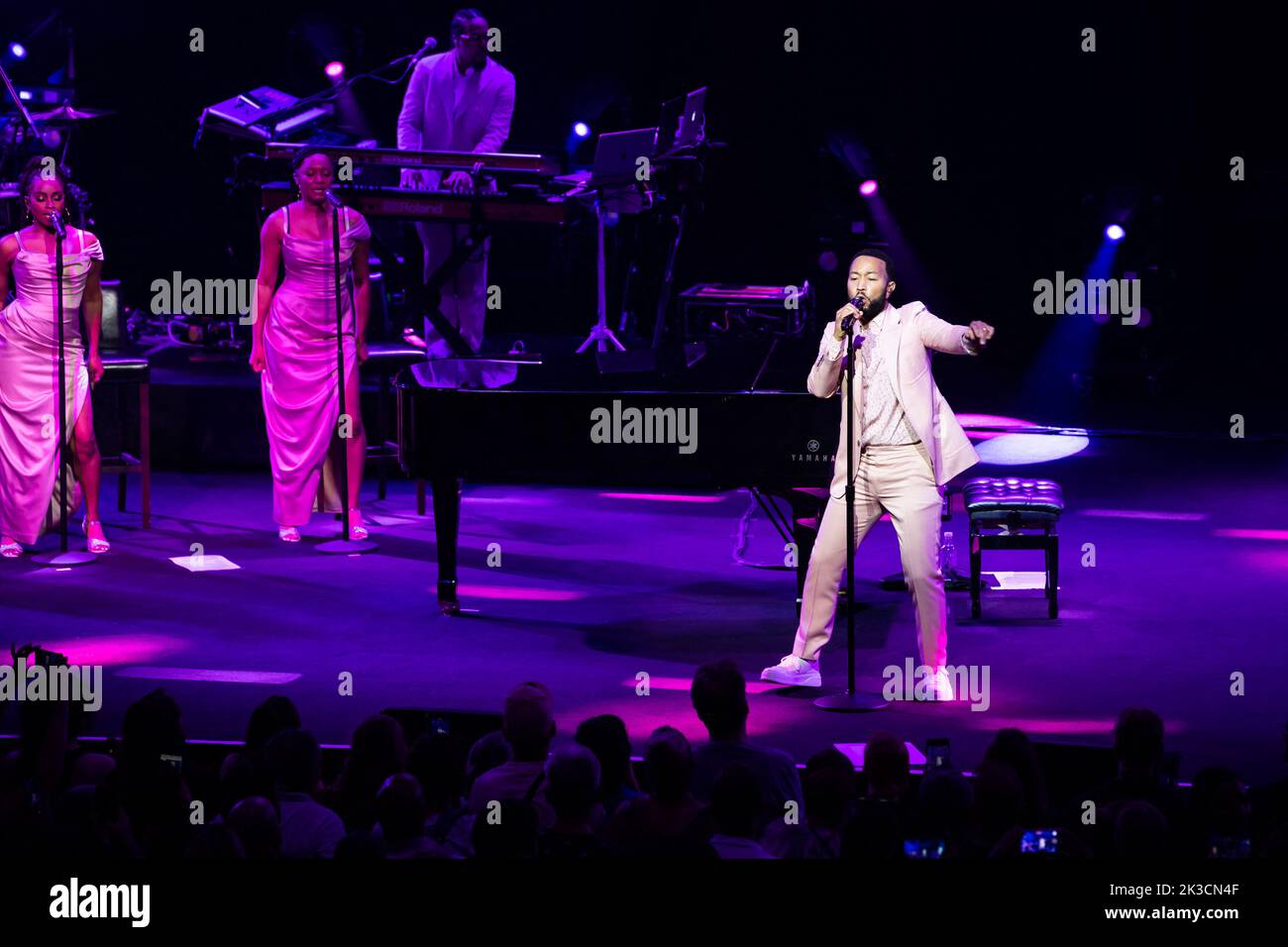 John Legend se présente au Festival de Jazz de Montreux, sur 04 juillet 2022, à Montreux, en Suisse. Photo de Loona/ABACAPRESS.COM Banque D'Images