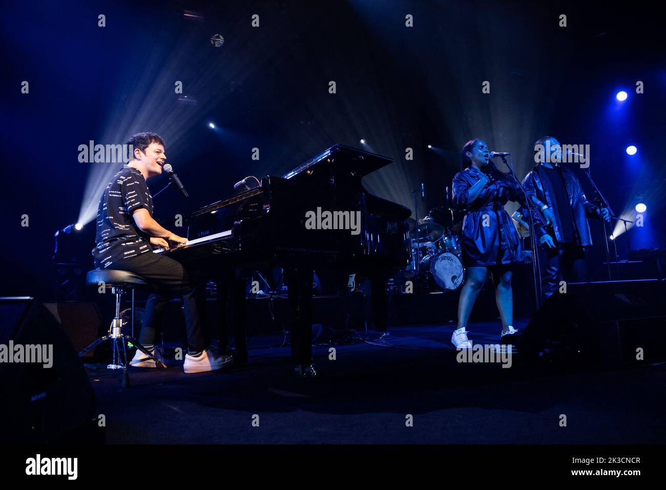Jamie Cullum se produit au Montreux Jazz Festival, sur 16 juillet 2022, à Montreux, Suisse. Photo de Loona/ABACAPRESS.COM Banque D'Images